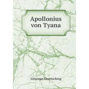  Apollonius von Tyana: Johannes Goettsching: Books