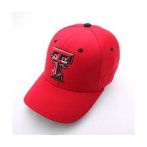    Texas Tech Red Raiders Fitted Logo Hat (Red)
