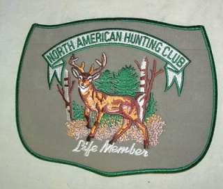 NORTH AMERICAN HUNTING CLUB PATCH W/ DEER  