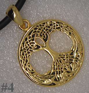 celtic tree of life pewter pendant available in 4 types of metal 1 