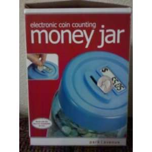   Avenue Electronic Coin Counting Money Jar Turquoise