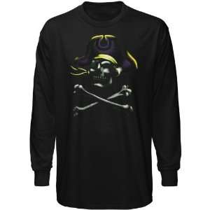  East Carolina Pirate T Shirt : East Carolina Pirates Black 