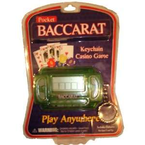  BACCARAT ELECTRONIC KEYCHAIN Toys & Games