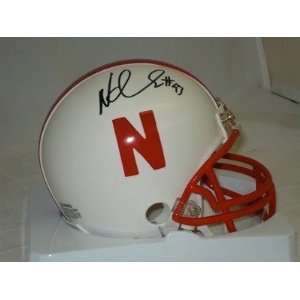  NDAMUKONG SUH Autographed Nebraska Mini Helmet Sports 