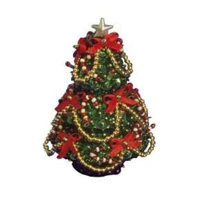    Pinflair 3D Sequin Craft Kit Xmas   Yuletide Tree Toys & Games