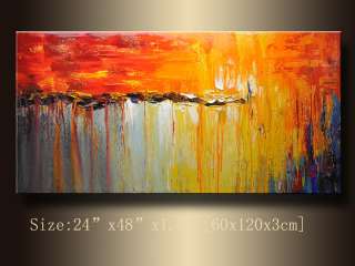 CXW .Modern Art Palette Knife Abstract Oil Painting 472  