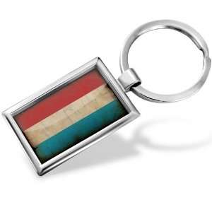  Keychain Luxembourg Flag   Hand Made, Key chain ring 