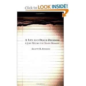   Jury Weighs the Death Penalty [Paperback] Scott E. Sundby Books