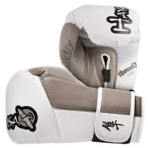 Hayabusa Official MMA Tokushu 12oz Sparring Bag Gloves   White/Desert 