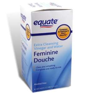  Equate   Feminine Douche, Vinegar and Water, 4 Units 4.5 