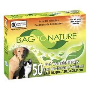  Bag To Nature Biodegradable Pet Bags, 50 ct Health 