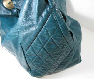 DAUTORE TURQUOISE / TEAL LEATHER BAG  