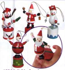 Christmas Thumb Puppets, Party Favor, Stocking Stuffer  