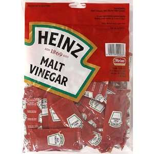 50 Heinz Malt Vinegar Catering 8ml sachets Individual servings for 