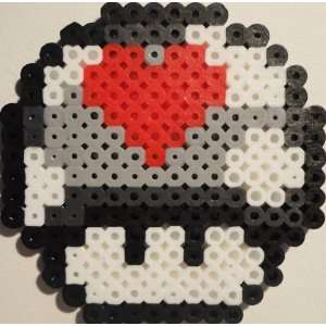  Gray Heart Mushroom Bead Sprite 