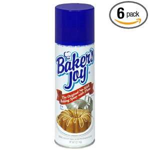 Bakers Joy Cooking Spray, 4 Ounce (Pack of 6)  Grocery 