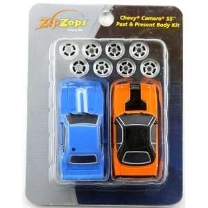  Zip Zaps Micro RC Chevy Camaro SS (Blue and Orange): Toys 
