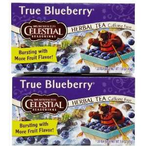 Celestial Seasonings True Blueberry Tea Bags, 20 ct, 2 pk:  