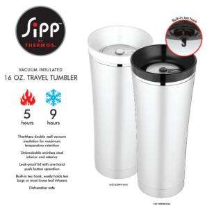 Thermos Sipp 16oz Stainless Insulated Travel Tumbler  