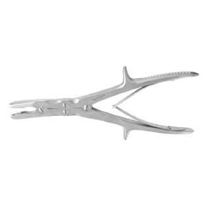 Bone Rongeurs, Stille Ruskin   Double action, curved tip, 9, 23 cm 