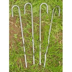  Deer Fence Bottom Stakes 12 in Kinked Fence 250 pk Patio 
