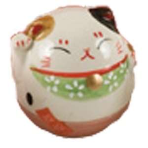  Maneki Neko Lucky Cat Porcelain Wobble, Pink Everything 