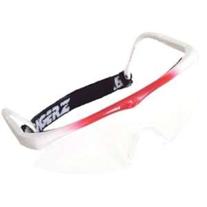  BANGERZ, HS 2800 Sports Eye Protection RED WHITE FRAME 