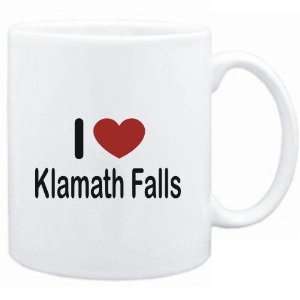  Mug White I LOVE Klamath Falls  Usa Cities Sports 