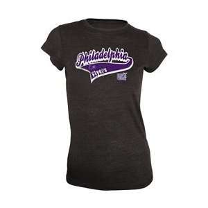  Philadelphia Flyers Womens Hockey Fights Cancer Tri blend T Shirt 