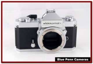 Nikon Nikkormat FT2 manual focus camera; new seals CLA warranty   VERY 