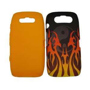  BlackBerry Torch 9850 9860 Red Flaming Fire Dragon Tribal Tattoo 