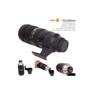   Dummy Nikon Zoom Lens Shaped Thermos Mug Cup (500ml): Camera & Photo