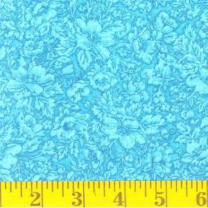  45 Wide Lindsey Turquoise Fabric By The Yard Arts 