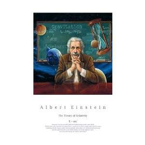   Albert Einstein   Poster by William Meijer (20 x 27)