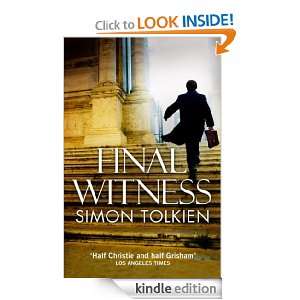 Final Witness (Inspector Trave 1) Simon Tolkien  Kindle 