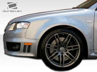 06 08 Audi A4 4DR RS4 Widebody Front Fenders Duraflex  