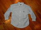 Boys TOMMY HILFIGER Size 4 Long Sleeve Dress Shirt Button Up/Down 