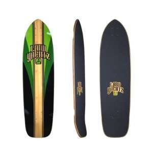   Bamboo Longboard Skateboard Deck With Grip Tape: Sports & Outdoors