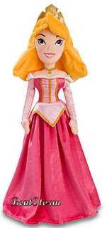 DISNEY STORE 21 Princess AURORA Briar Rose Sleeping Beauty Plush Rag 