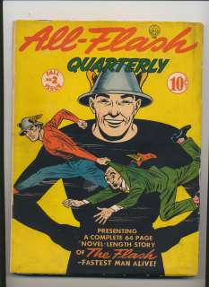 All Flash #2 (1941) Very Good Flash Origin DC Comics  