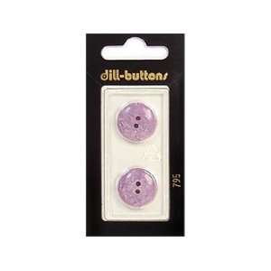  Dill Buttons 18mm 2 Hole Lilac 2 pc (6 Pack)