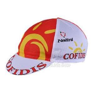  France, Kofi the Dis COFIDIS team riding a small cloth cap 