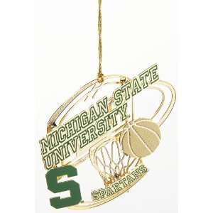   State University Basketball 3 inch Sports Ornament