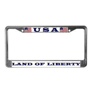  Land of Liberty Conservative License Plate Frame by 