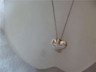 Tiffany & Co. Elsa Peretti Carved Heart Necklace  