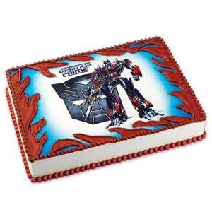 Transformers Movie Optimus Prime Edible Image Cake Decoration Topper 