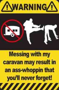 NEW! Sticker decal for caravan camper trailer 4x4  