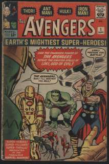 AVENGERS #1, 1963, Marvel Comics  