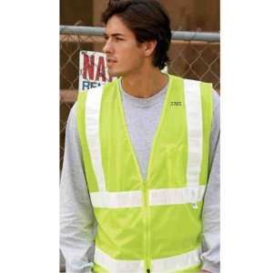  Bayside   Hi visibility safety mesh vest, 100% polyester 