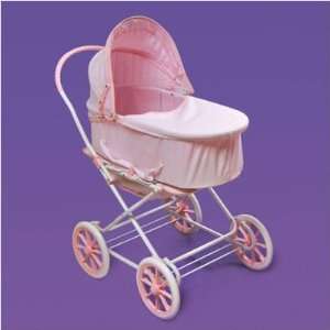  Doll Carriage   Pink Gingham Toys & Games
